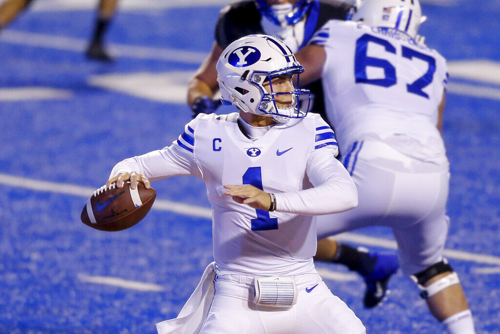 Zach Wilson, BYU (eight games)